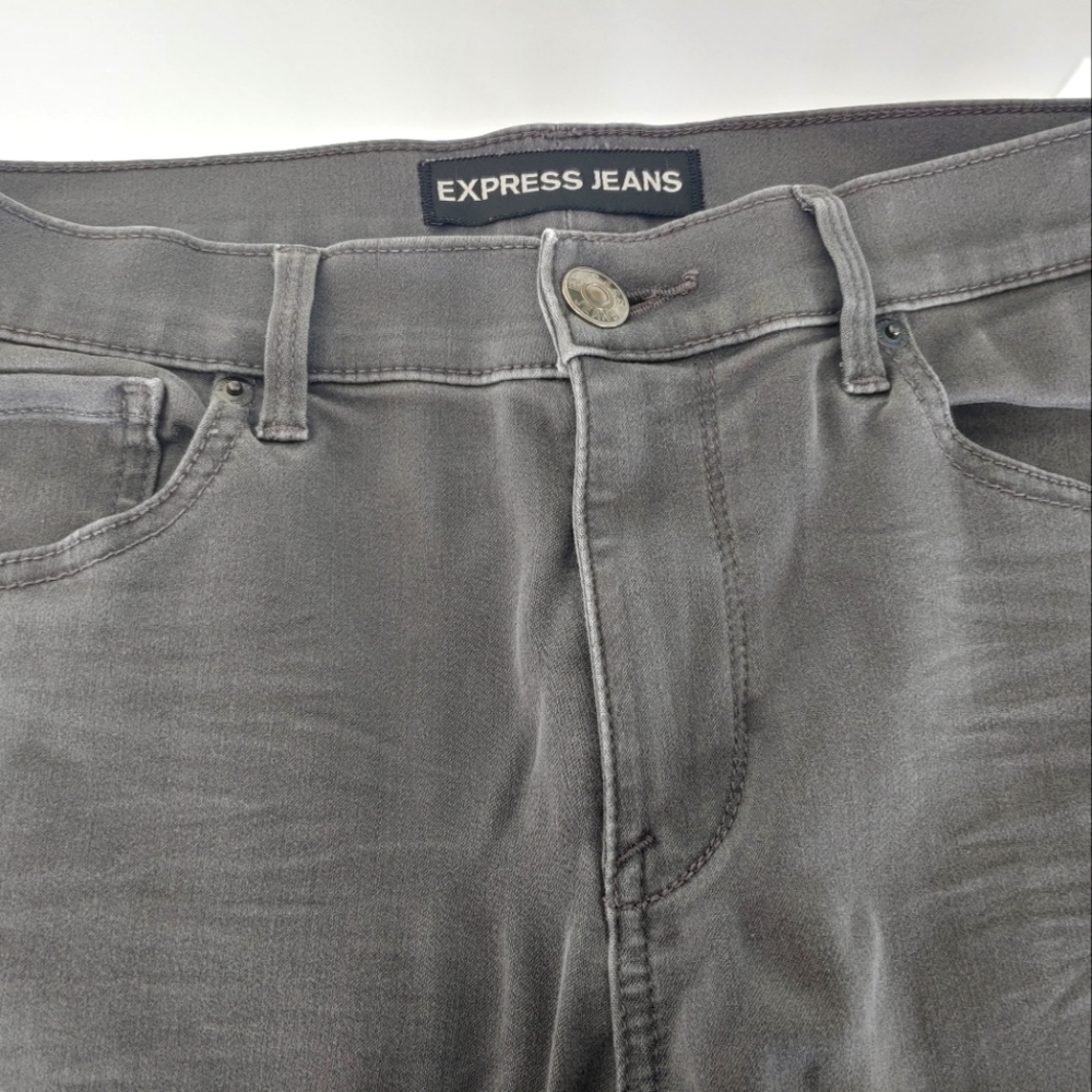 Express Grey jeans, Size 10 R, extreme stretch